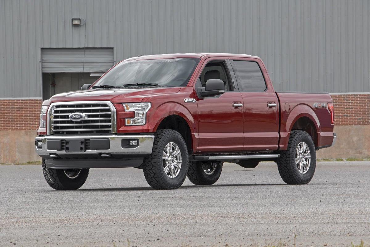 Rough Country 2 Inch Lift Kit | Lifted Struts | Ford F-150 4WD (2014-2020)