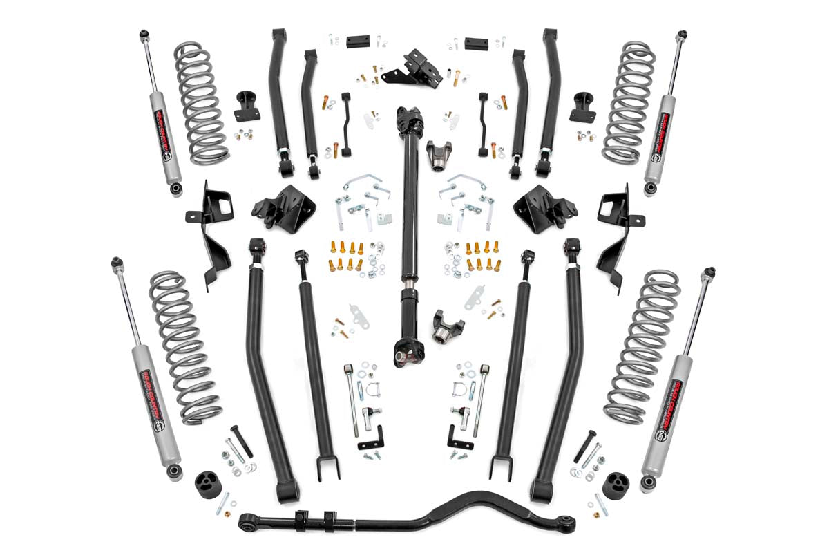 Rough Country 6 Inch Lift Kit | 4-Door | Long Arm | Jeep Wrangler Unlimited JL 4WD (2018-2023)