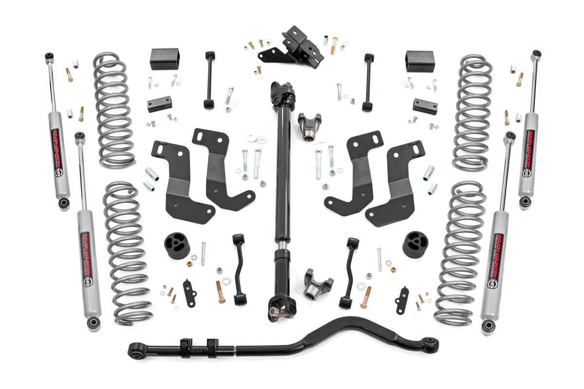 Rough Country 3.5 Inch lift Kit | 4- Door | Jeep Wrangler Unlimited 4WD (24-26)