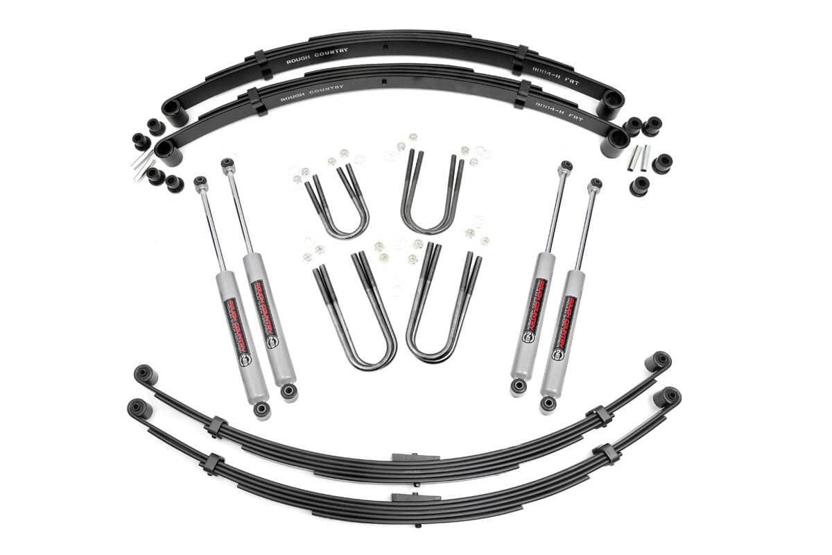 Rough Country 3 Inch Lift Kit | Rear Springs | Jeep Grand Wagoneer/J10 Truck/J20 Truck/Wagoneer 4WD