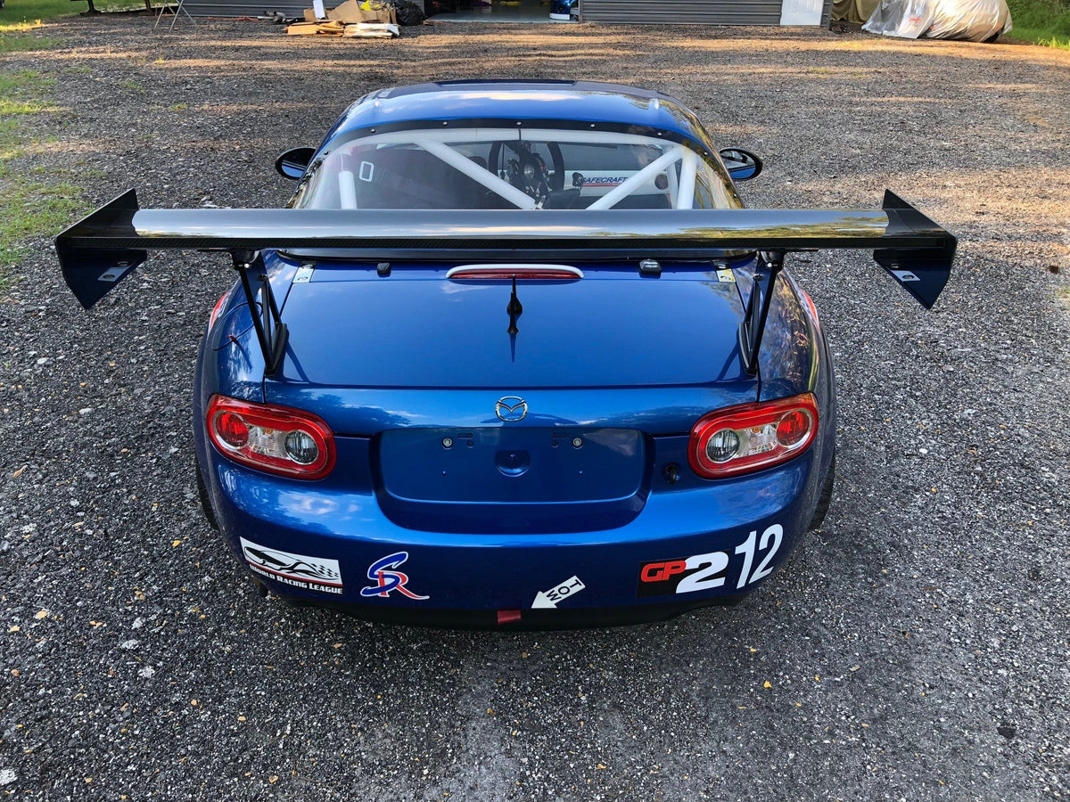 GT-250 61" Carbon Fiber Adjustable Wing- Mazda Miata NC