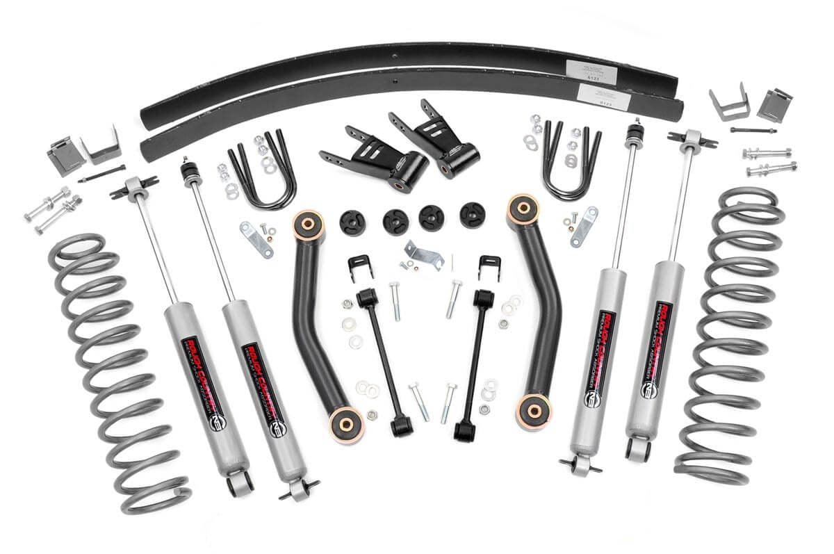 Rough Country 4.5 Inch Lift Kit | Rear AAL | Jeep Cherokee XJ 2WD/4WD (1984-2001)