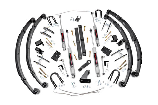 Rough Country 4.5 Inch Lift Kit | X-Series | Power Steer | Jeep Wrangler YJ 4WD (1987-1995)