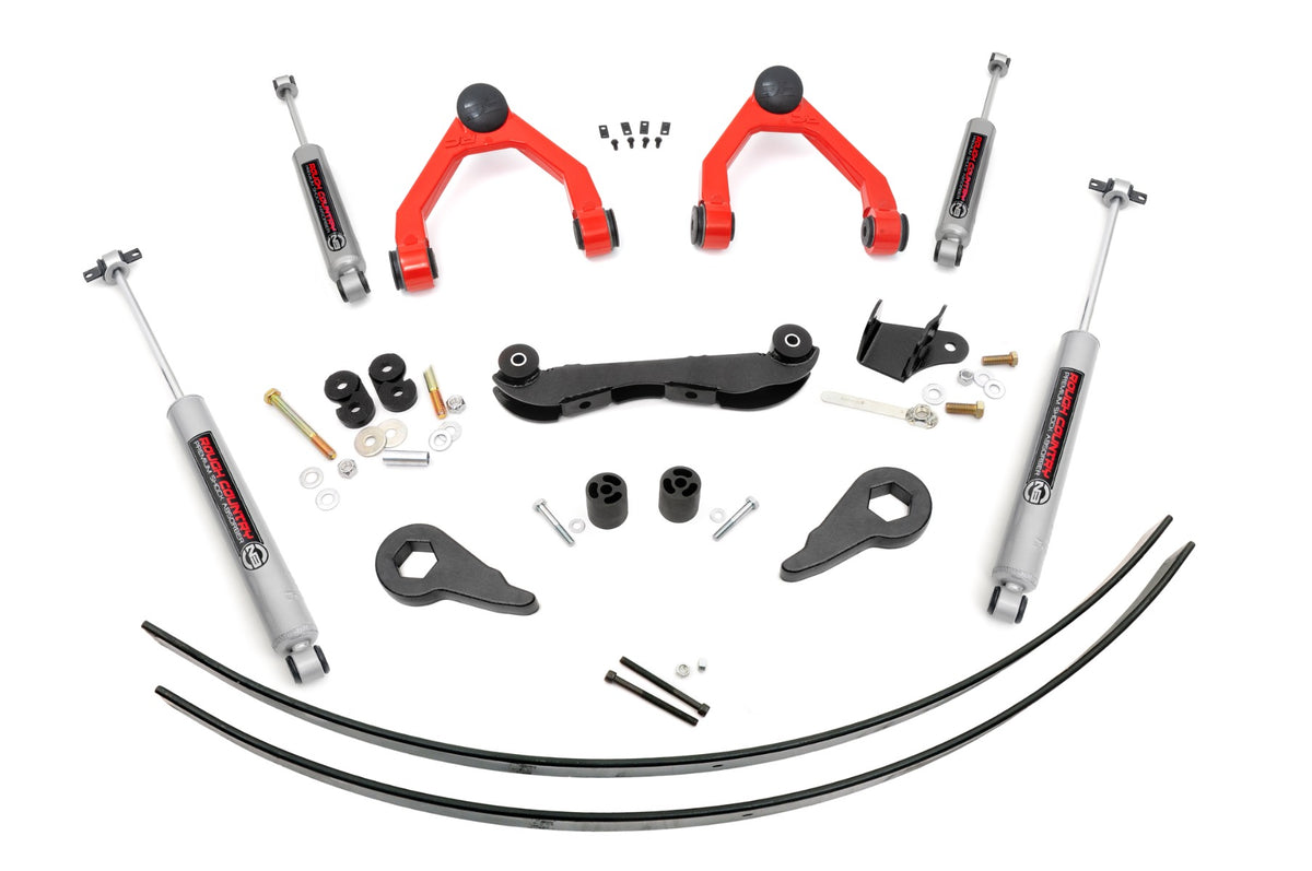 Rough Country 2-3 Inch Lift Kit | Chevy/GMC K1500 Truck/SUV (88-99)