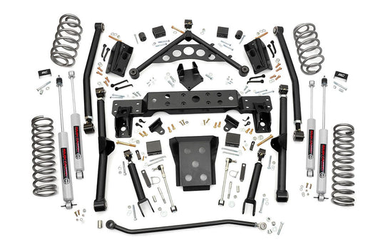 Rough Country 4 Inch Lift Kit | Long Arm | Jeep Grand Cherokee WJ 4WD (1999-2004)