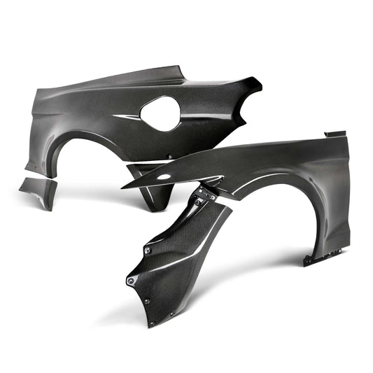 Anderson Composites JTP 10-piece carbon fiber wide fenders & wide quarters for 2015-2017 Ford Mustang
