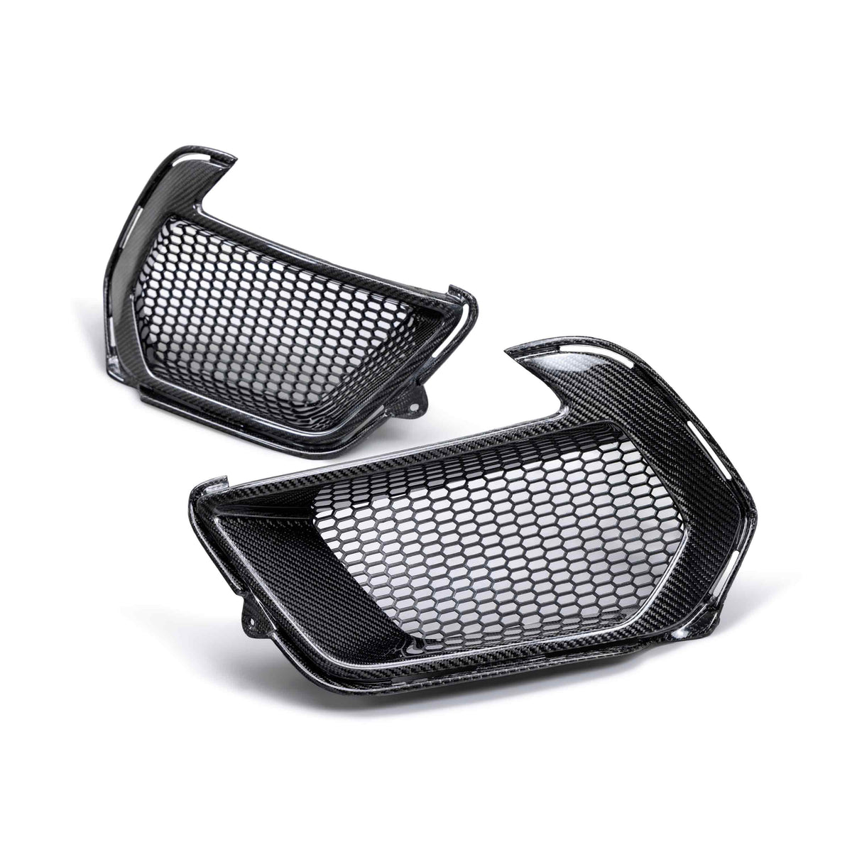 Anderson Composites Carbon fiber air duct bezels for 2021-2023 Ford Mustang Mach 1