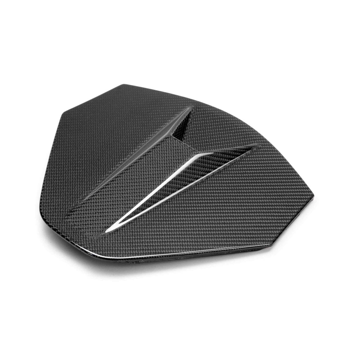 Anderson Composites Carbon fiber rear camera decklid housing panel for 2020-2025 Chevrolet C8 (coupe) (w/location for camera)