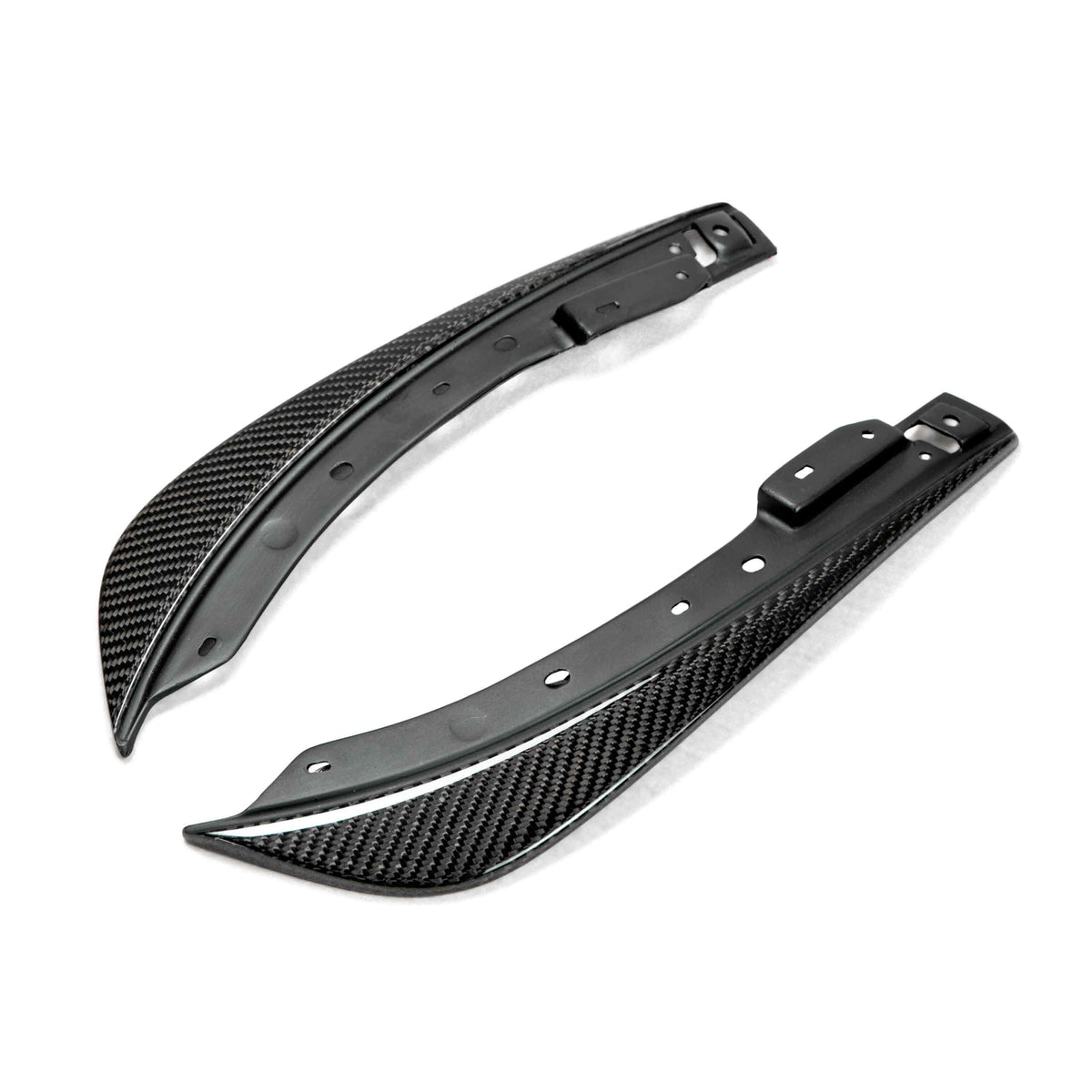Anderson Composites Carbon fiber front bumper canards for 2008-2014 Dodge Challenger
