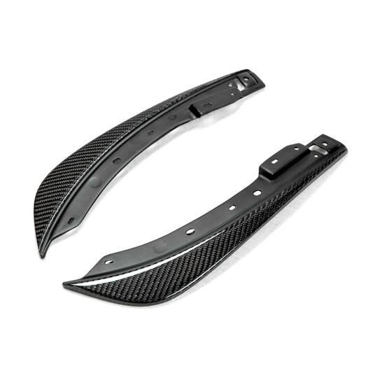 Anderson Composites Carbon fiber front bumper canards for 2008-2014 Dodge Challenger