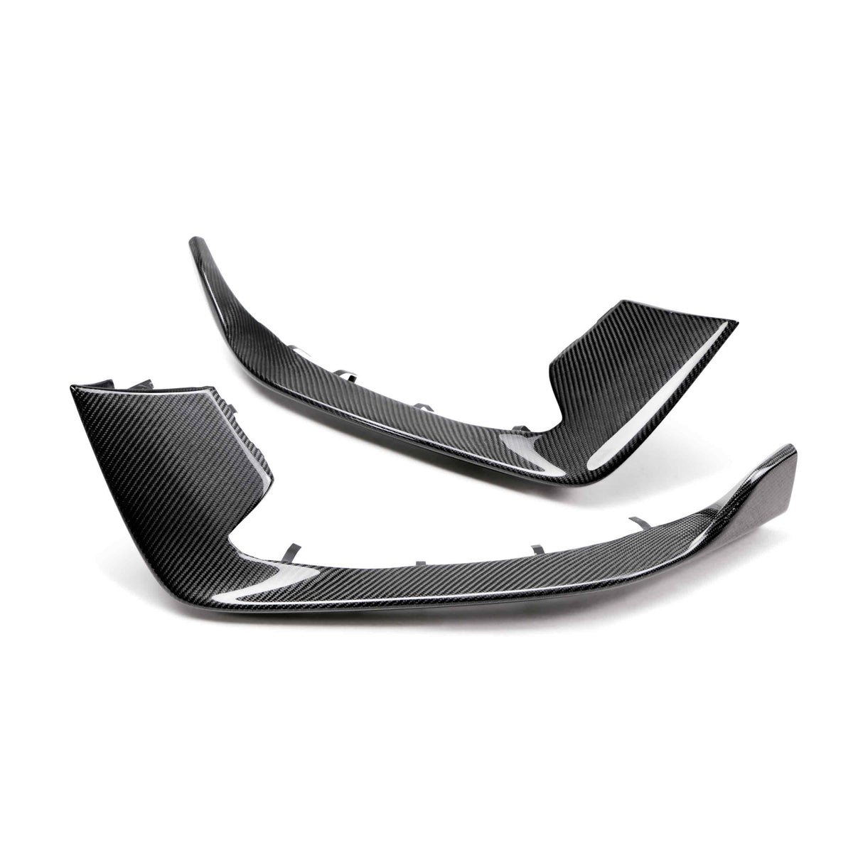 Anderson Composites Carbon fiber front bumper inserts for 2015-2020 Ford Mustang Shelby GT350