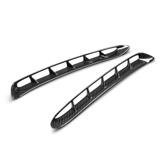 Anderson Composites Carbon fiber replacement inserts for Type-GR fenders for 2015-2023 Mustang (Type-GR fenders only, do not fit GT350)