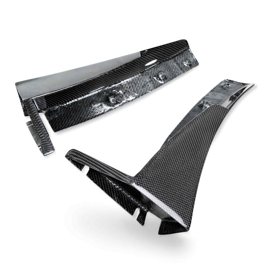 Anderson Composites Carbon fiber front bumper canards for 2015-2019 Chevrolet Corvette C7 Z06