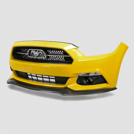 Anderson Composites Type-AC carbon fiber front chin splitter for 2015-2017 Ford Mustang