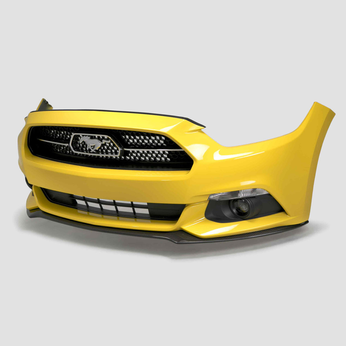 Anderson Composites Type-OE carbon fiber front chin splitter for 2015-2017 Ford Mustang