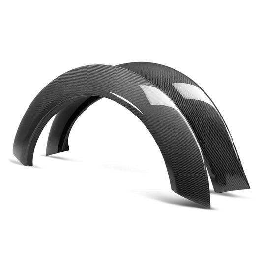 Anderson Composites Carbon fiber front fender flares for 2018-2023 Dodge Challenger Widebody