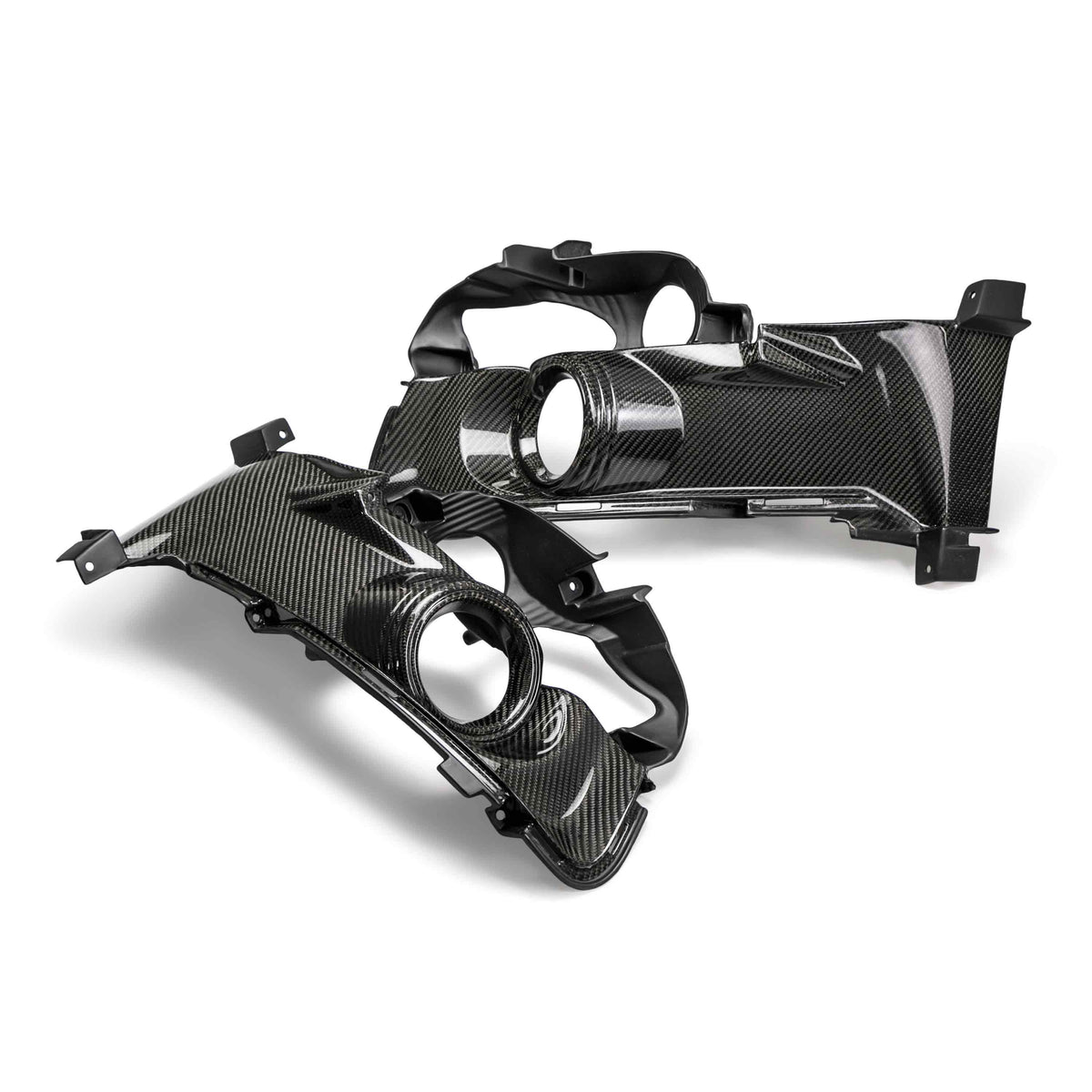 Anderson Composites Carbon fiber fog light surrounds for 2015-2017 Ford Mustang