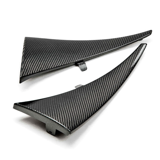 Anderson Composites Type-OE - carbon front mud flaps for 2014-2019 Chevrolet Corvette C7 Stingray/Z06