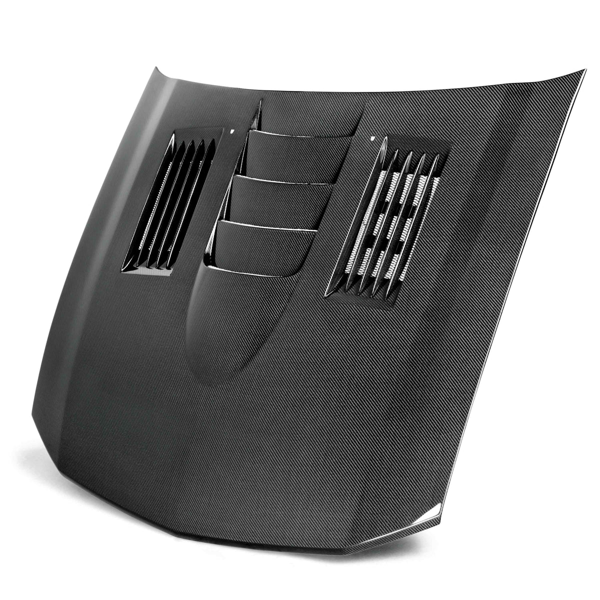 Anderson Composites Type-SS carbon fiber hood for 2005-2009 Ford Mustang