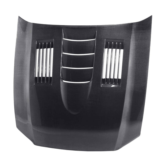 Anderson Composites Type-SS heat extractor carbon fiber hood for 2010-2014 Shelby GT500 and 2013-2014 Ford Mustang