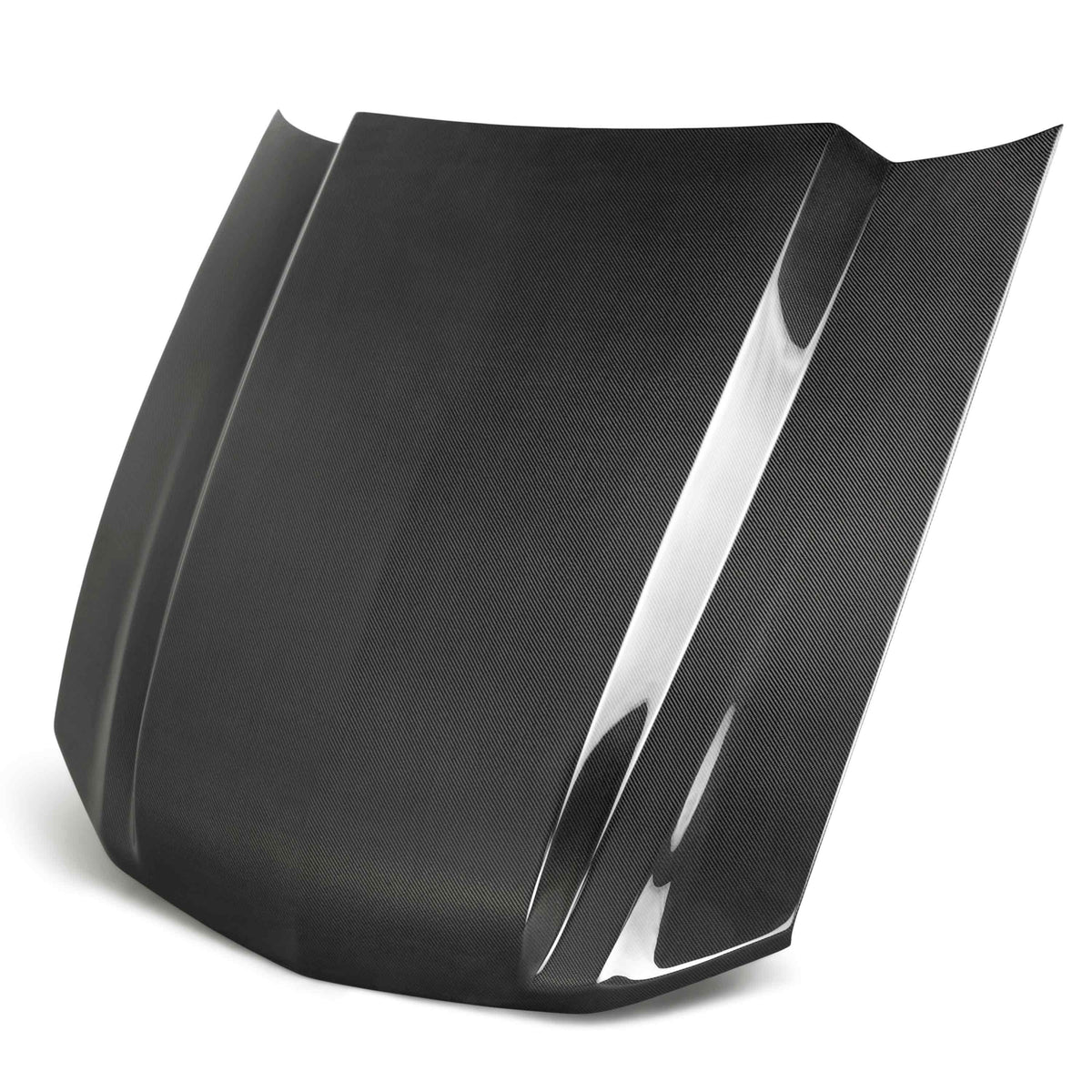 Anderson Composites Type-CJ carbon fiber cowl hood for 2010-2012 Ford Mustang