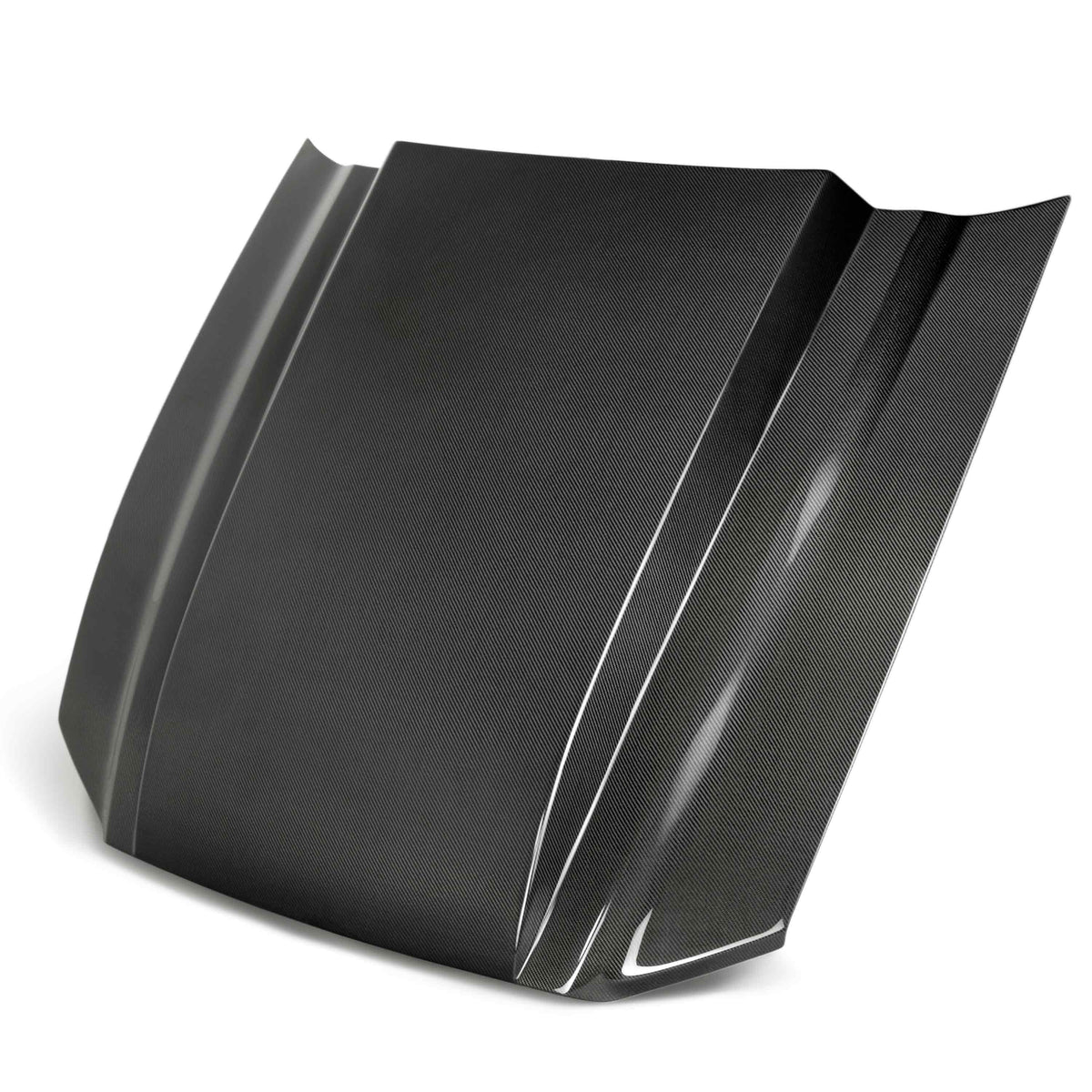Anderson Composites Type-CJ carbon fiber cowl hood for 2013-2014 Ford Mustang