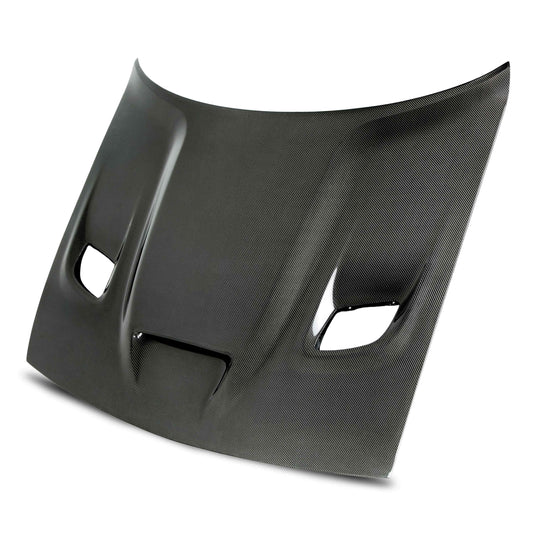 Anderson Composites Type-OE carbon fiber hood for 2015-2023 Dodge Challenger Hellcat