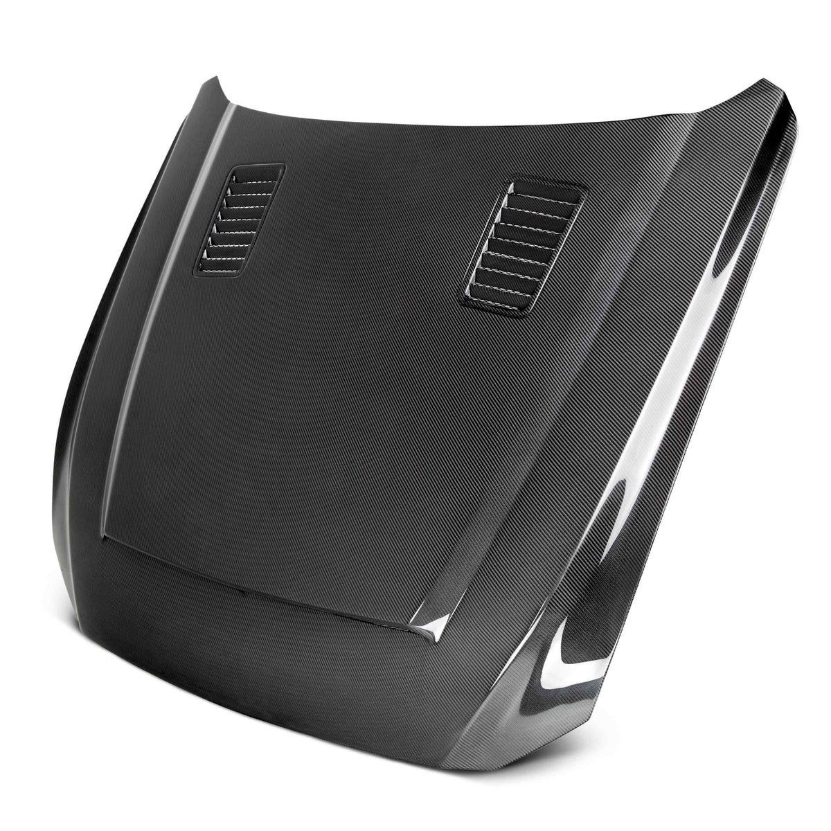 Anderson Composites Type-SN double sided carbon fiber hood for 2015-2017 Ford Mustang