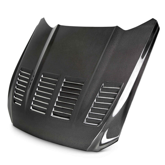Anderson Composites Type-TW double sided carbon fiber hood for 2015-2017 Ford Mustang