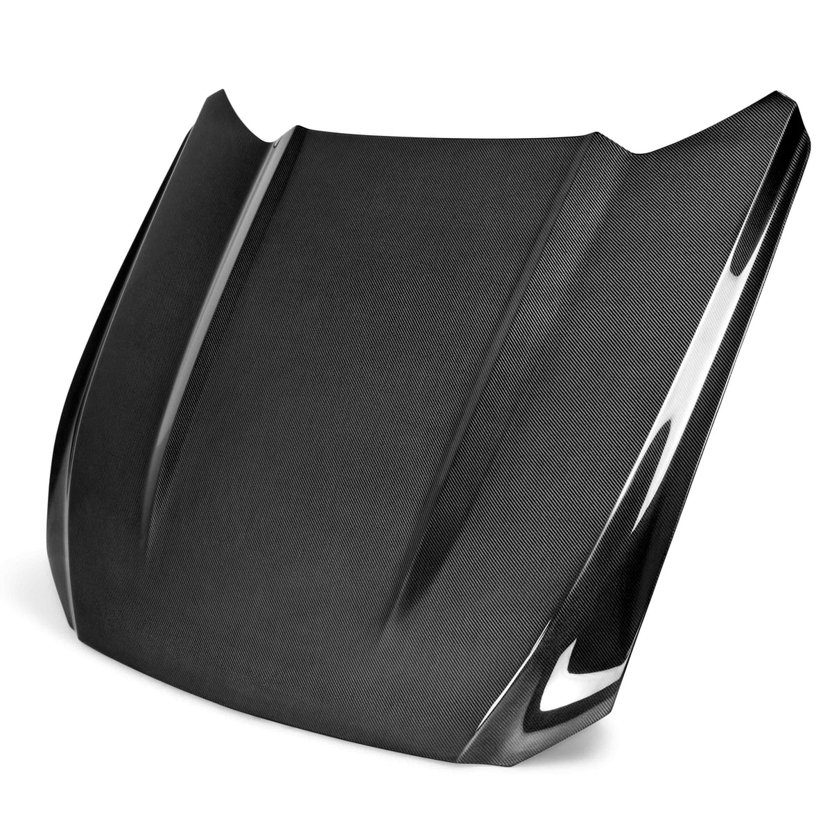 Anderson Composites Type-OE double sided carbon fiber hood for 2015-2017 Ford Mustang Eco Boost/V6
