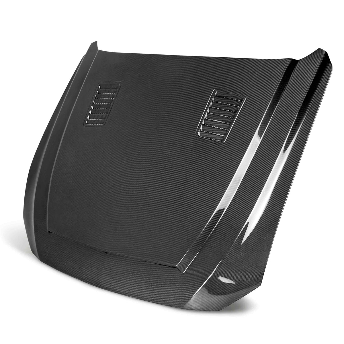 Anderson Composites Type-SN double sided carbon fiber hood for 2018-2023 Ford Mustang