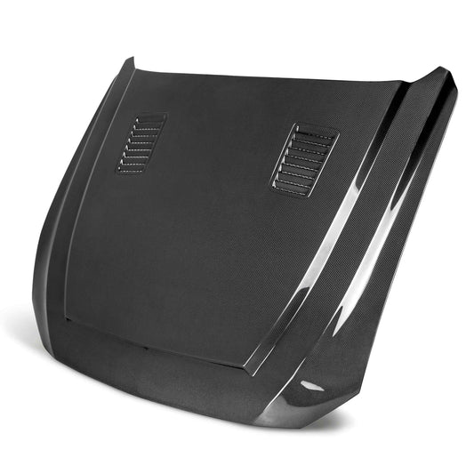 Anderson Composites Type-SN double sided carbon fiber hood for 2018-2023 Ford Mustang