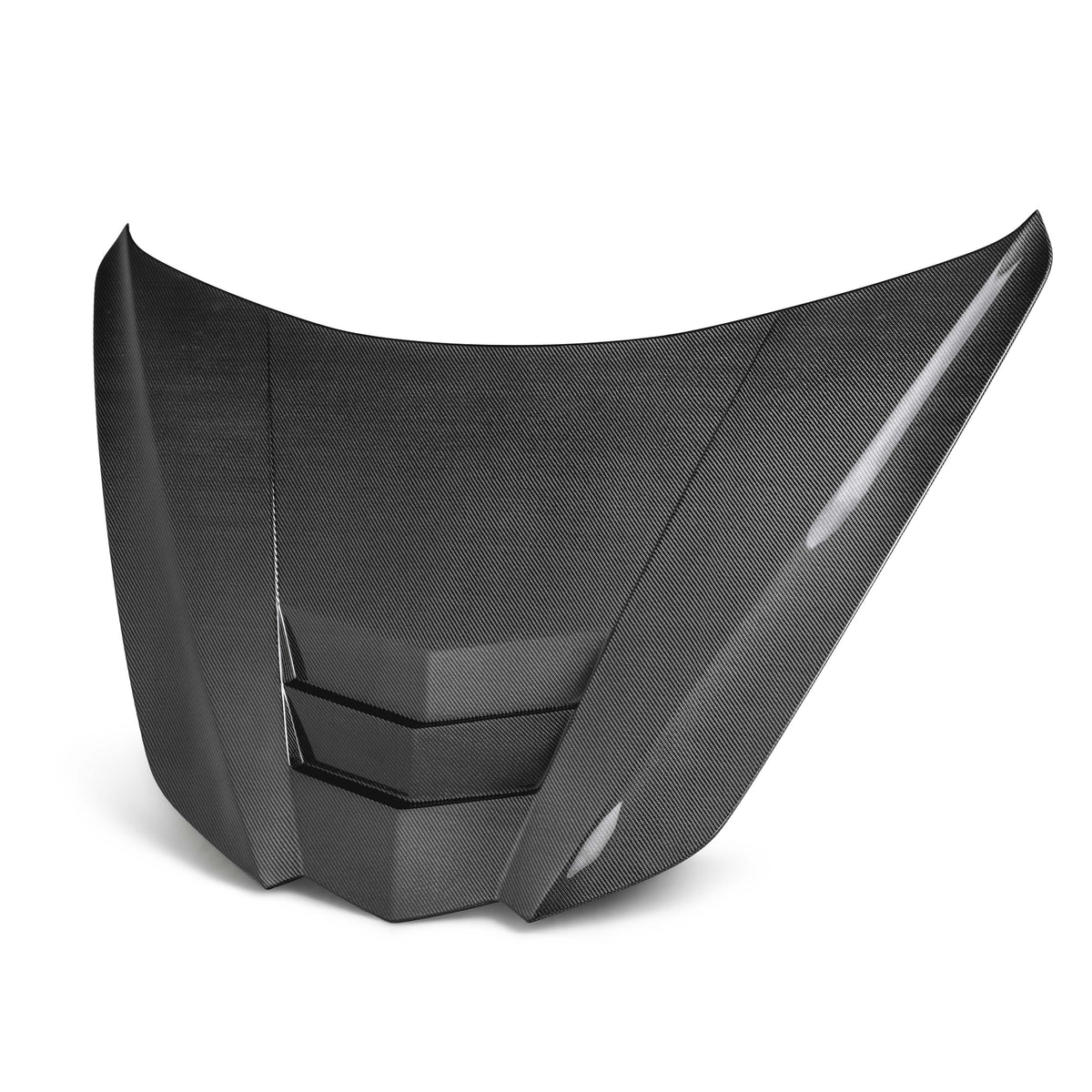 Anderson Composites Type-LT double sided carbon fiber hood for 2020-2025 Chevrolet C8