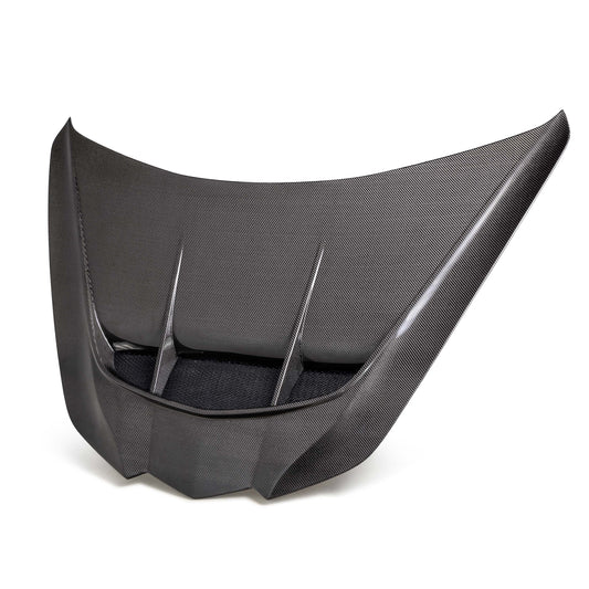 Anderson Composites Type-Z1 double sided carbon fiber hood for 2020-2025 Chevrolet Corvette C8