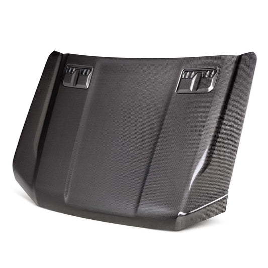 Anderson Composites Type-OE carbon fiber hood for 2024 Ford Ranger Raptor