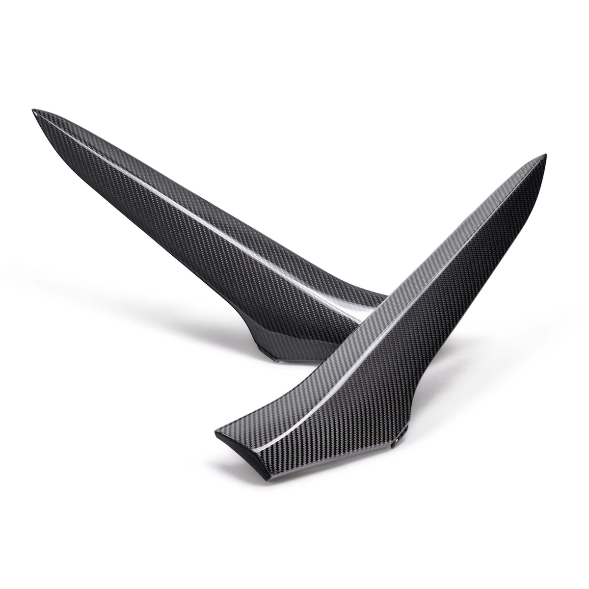 Anderson Composites Carbon fiber side scoop trim for 2023-2025 Chevrolet C8 Z06 (PAIR)
