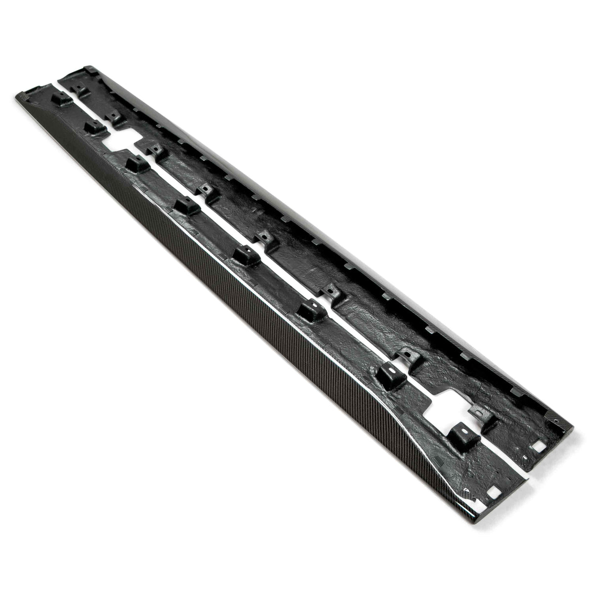 Anderson Composites Type-OE carbon fiber side rocker splitters for 2015-2023 Ford Mustang