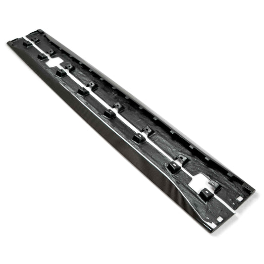 Anderson Composites Type-OE carbon fiber side rocker splitters for 2015-2023 Ford Mustang