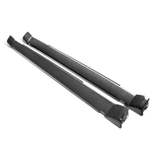 Anderson Composites Type-WB Carbon fiber rocker panel for 2018-2023 Dodge Challenger Widebody