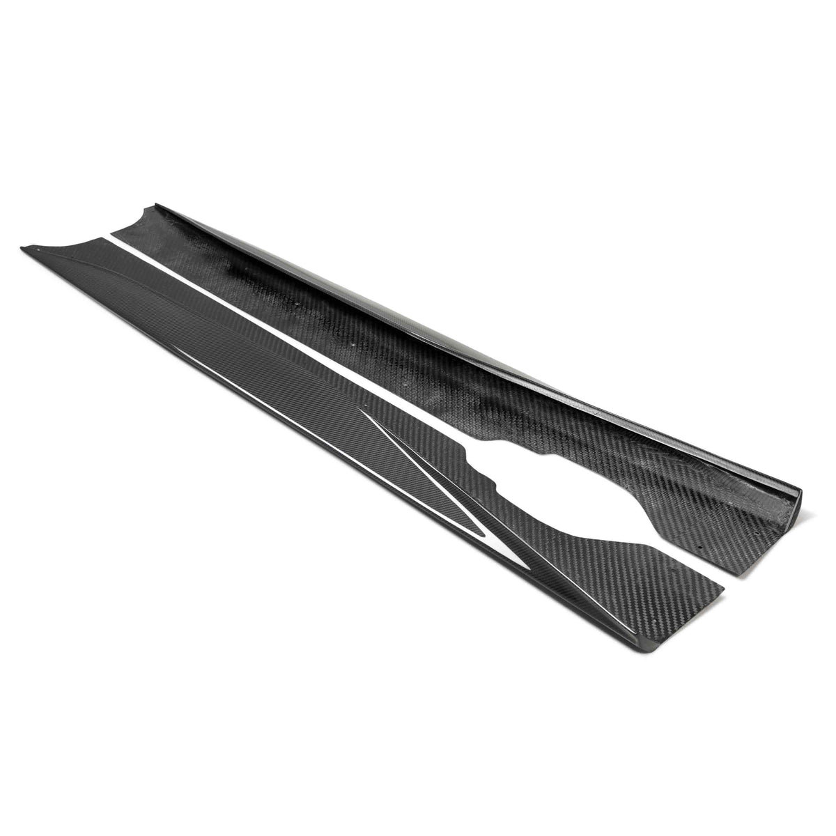 Anderson Composites Type-MB carbon fiber rocker panels for 2020-2025 Chevrolet C8