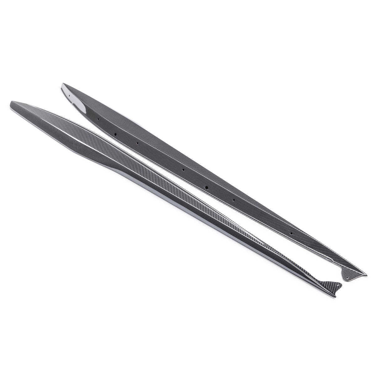 Anderson Composites Carbon fiber rocker panel splitter for 2023-2025 Chevrolet C8 Z06
