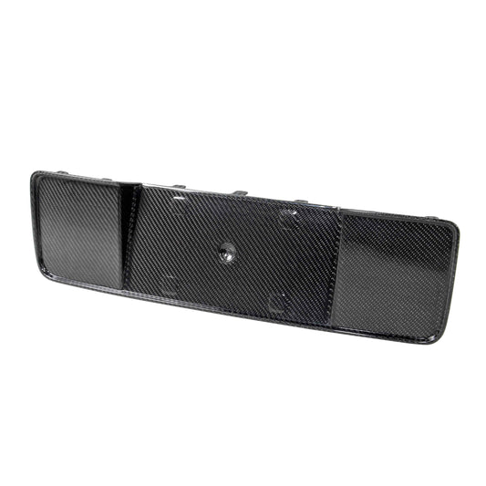 Anderson Composites Carbon fiber license plate panel for 2013-2014 Ford Mustang GT/V6/GT500/2013 BOSS 302