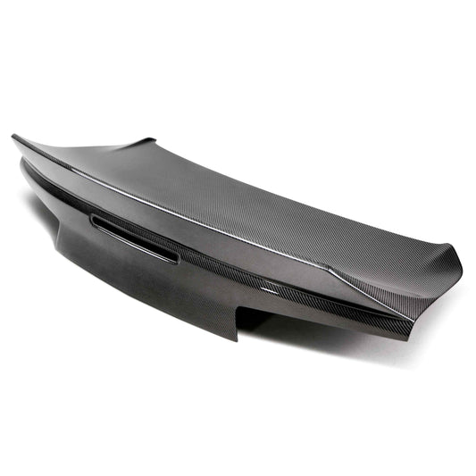 Anderson Composites Type-ST double sided carbon fiber decklid with integrated spoiler for 2016-2024 Chevrolet Camaro