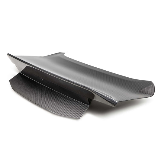 Anderson Composites Type-SA double sided carbon fiber 1-piece decklid with integrted spoiler for 2024-2026 Ford Mustang