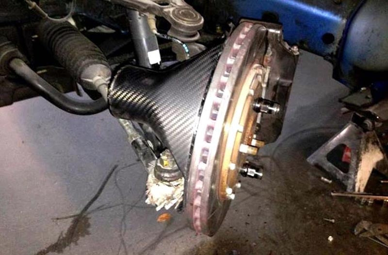 Carbon Fiber  Brake Rotor Cooling Kit -Honda S2000 AP2 2004-2009