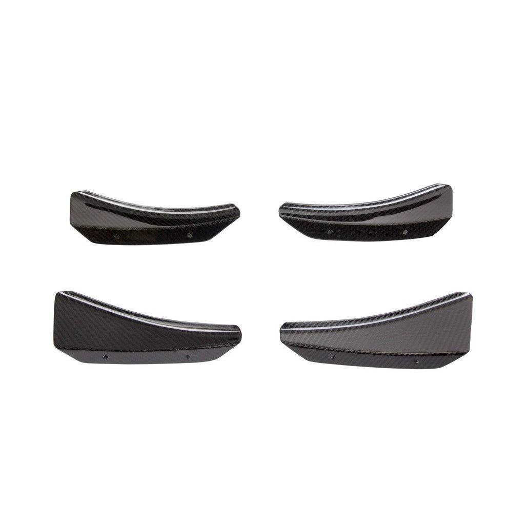 Carbon Fiber Front Bumper Canards - Audi R8 2017-2018