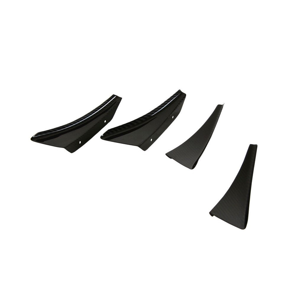 Carbon Fiber Front Bumper Canards - Audi R8 2017-2018