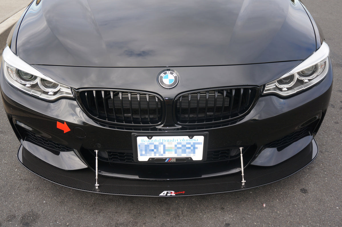Carbon Fiber Front Wind Splitter - BMW F32/ F33/ F36 435i (Stock Bumper)