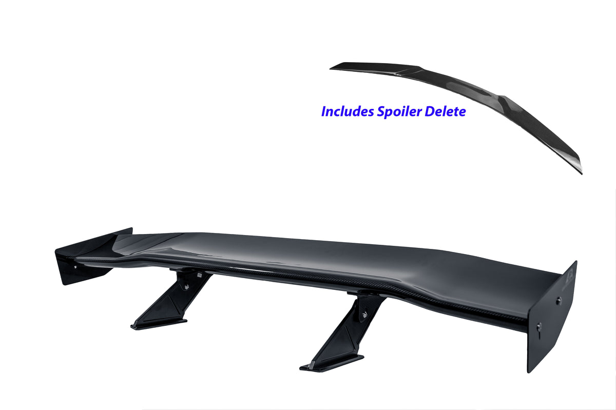 GTC-500 Carbon Fiber Adjustable Wing - Chevrolet Corvette C8 Z06/E-Ray/Grand sport/Zr1