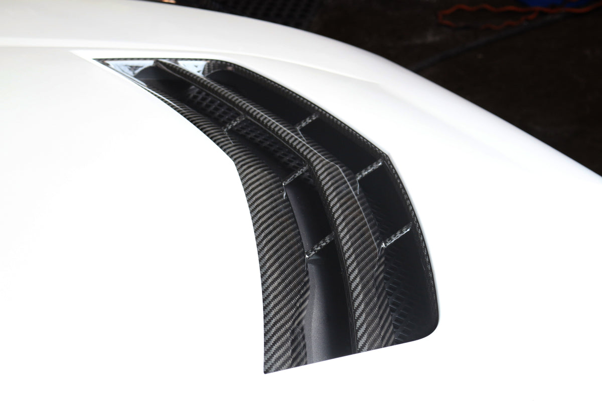 Carbon Fiber Hood Vent-2016-2019 Cadillac ATS-V
